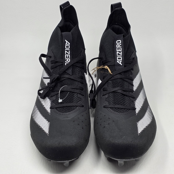 Adidas Adizero Impact + Plus Football Cleats ID1828 Core Black Men Size 11.5 New - Picture 8 of 12